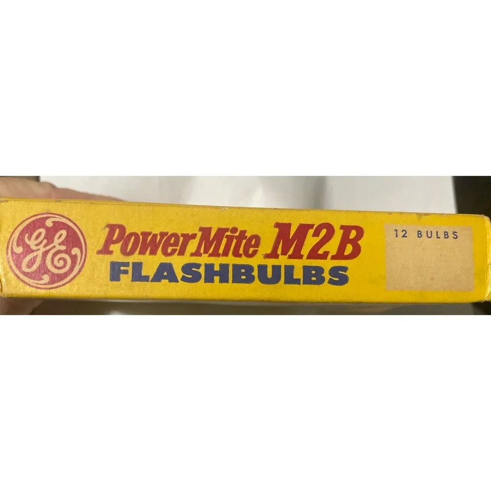 PACKAGE OF 11 GE POWER MITE M2B BLUE FLASHBULBS